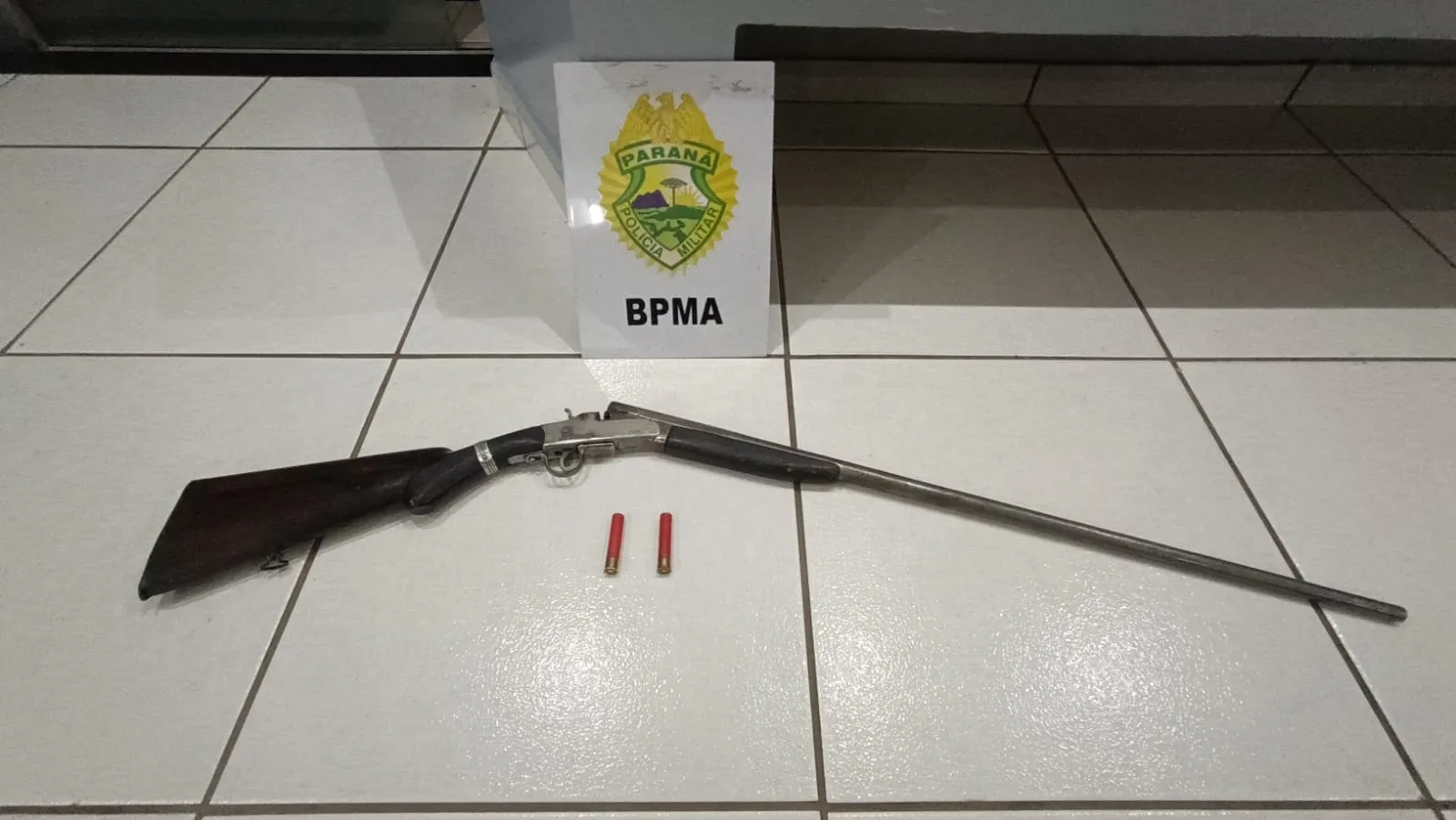 Polícia Ambiental apreende cinco armas de fogo durante fiscalização em Candói