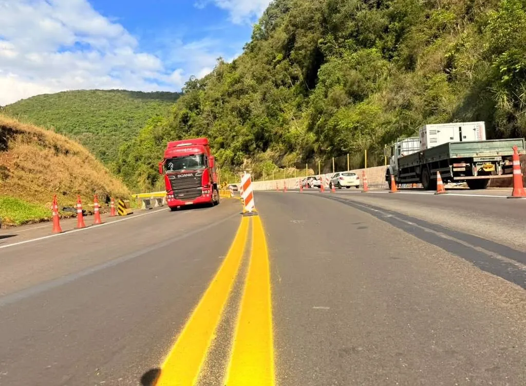 BR-277 tem desvio no km 312 para obras na Serra da Esperança
