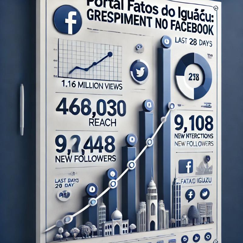 Portal Fatos do Iguaçu Alcança Mais de 1 Milhão de Visualizações no Facebook em Apenas 28 Dias