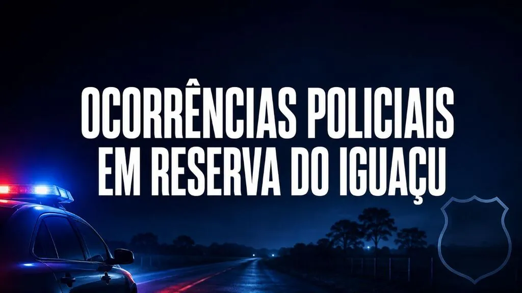 Desentendimento entre casal termina com ameaças no Alto da Boa Vista, em Reserva do Iguaçu