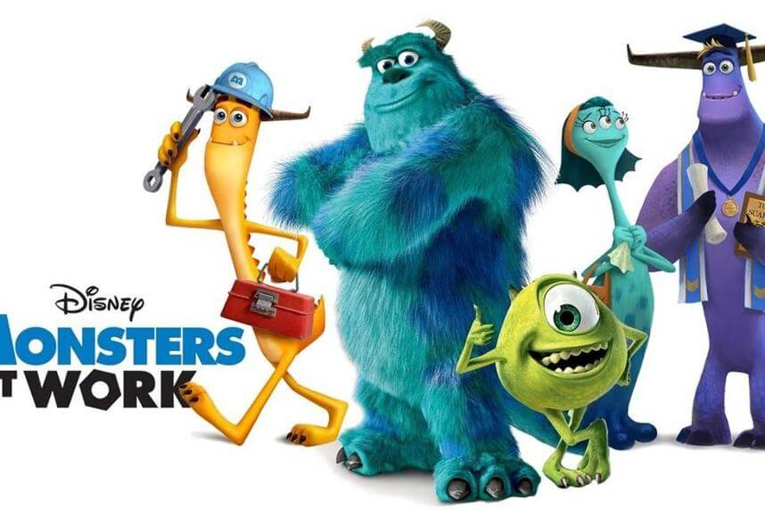 Os personagens da monsters at work, nova série Disney+, foram revelados