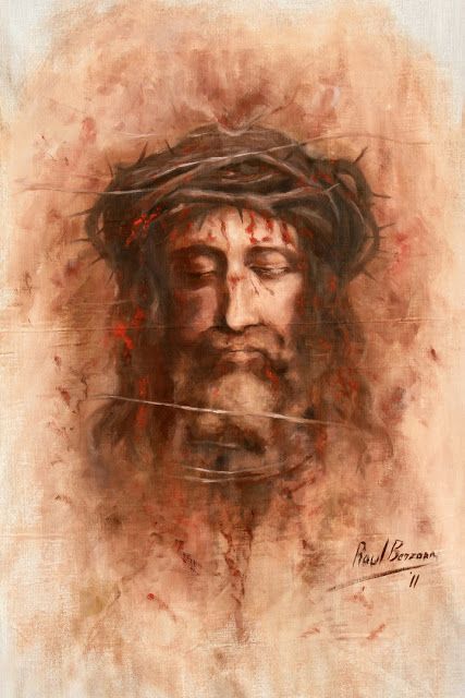 Imagem de Cristo com a coroa de espinho