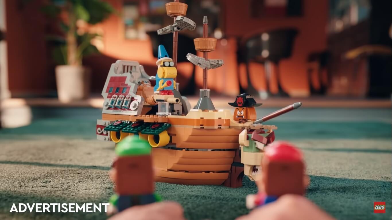 LEGO SUPER MARIO: LUIGI E O DIRIGÍVEL DO BOWSER SÃO AS NOVIDADES